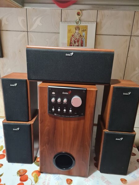 Sistem Audio Genius 5.1 SW-HF 5000, 150W RMS