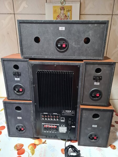 Sistem Audio Genius 5.1 SW-HF 5000, 150W RMS